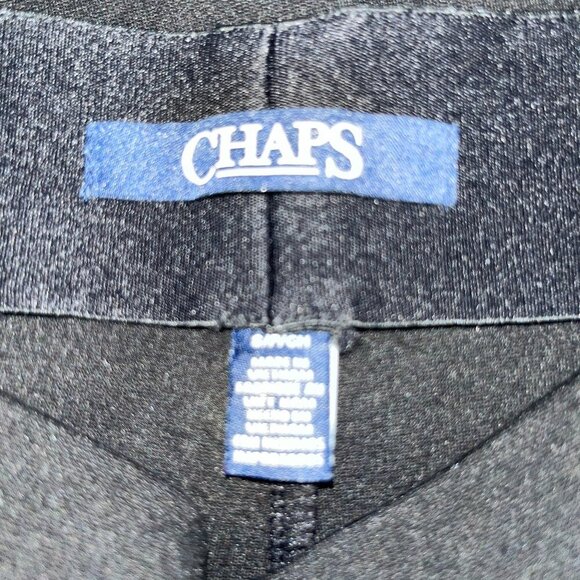 RALPH LAUREN CHAPS WIDE LEG CROPPED PULL-ON STRETCH KNIT PANTS TROUSERS Womens S - Picture 7 of 13